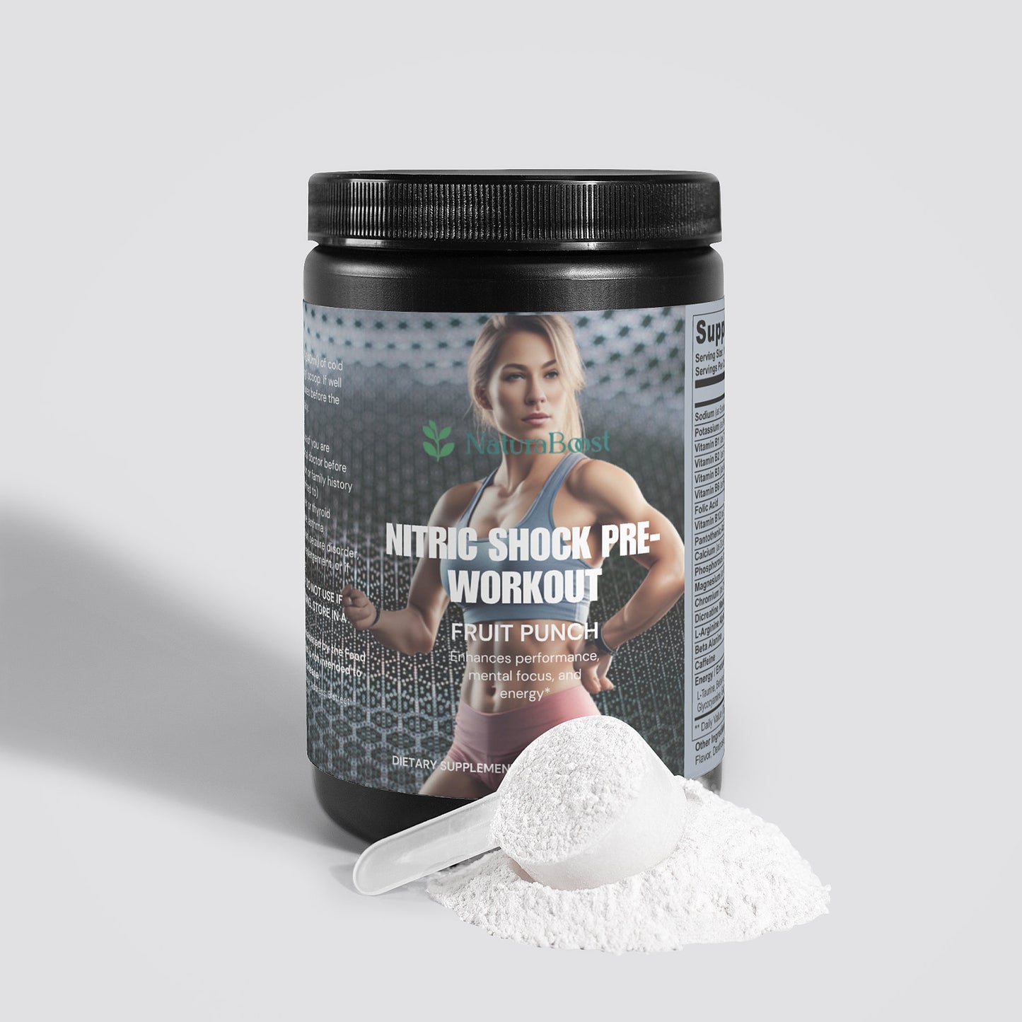 Nitric Shock Pre-Workout Powder (Fruit Punch)